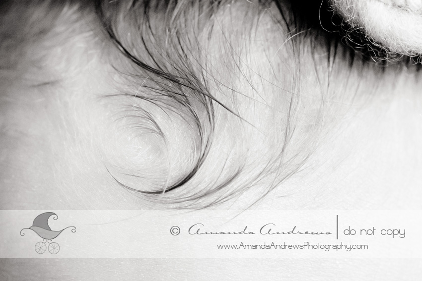 boise baby photography idaho gwen's newborn pictures hair swirl
