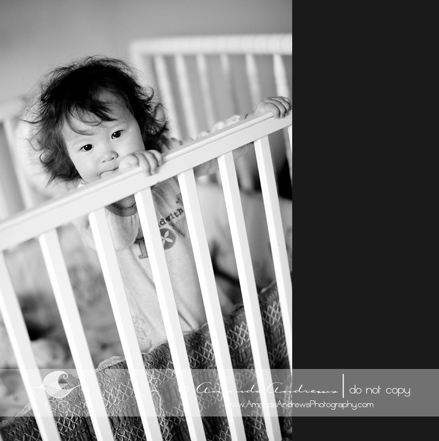 Picture of baby layla in her crib