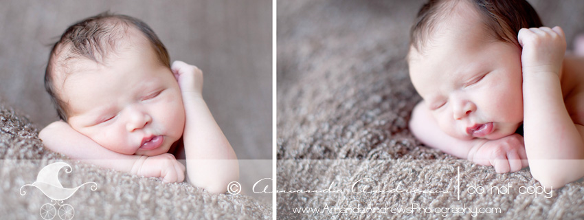 pictures of sleeping baby on brown blanket