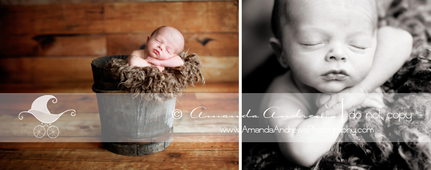 baby in bucket