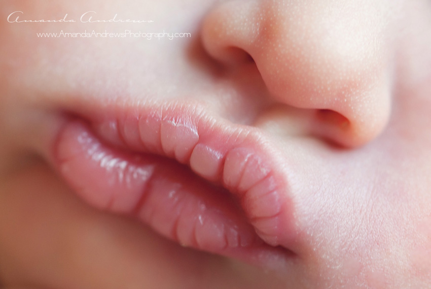 photo of baby lips boise photography
